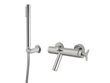 TOMEO 6330140T - External single handle shower mixer with hand shower by QD Magistro Lab - view 2